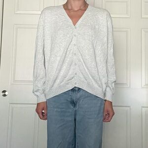 Brandy Melville Oversized Grey Cardigan